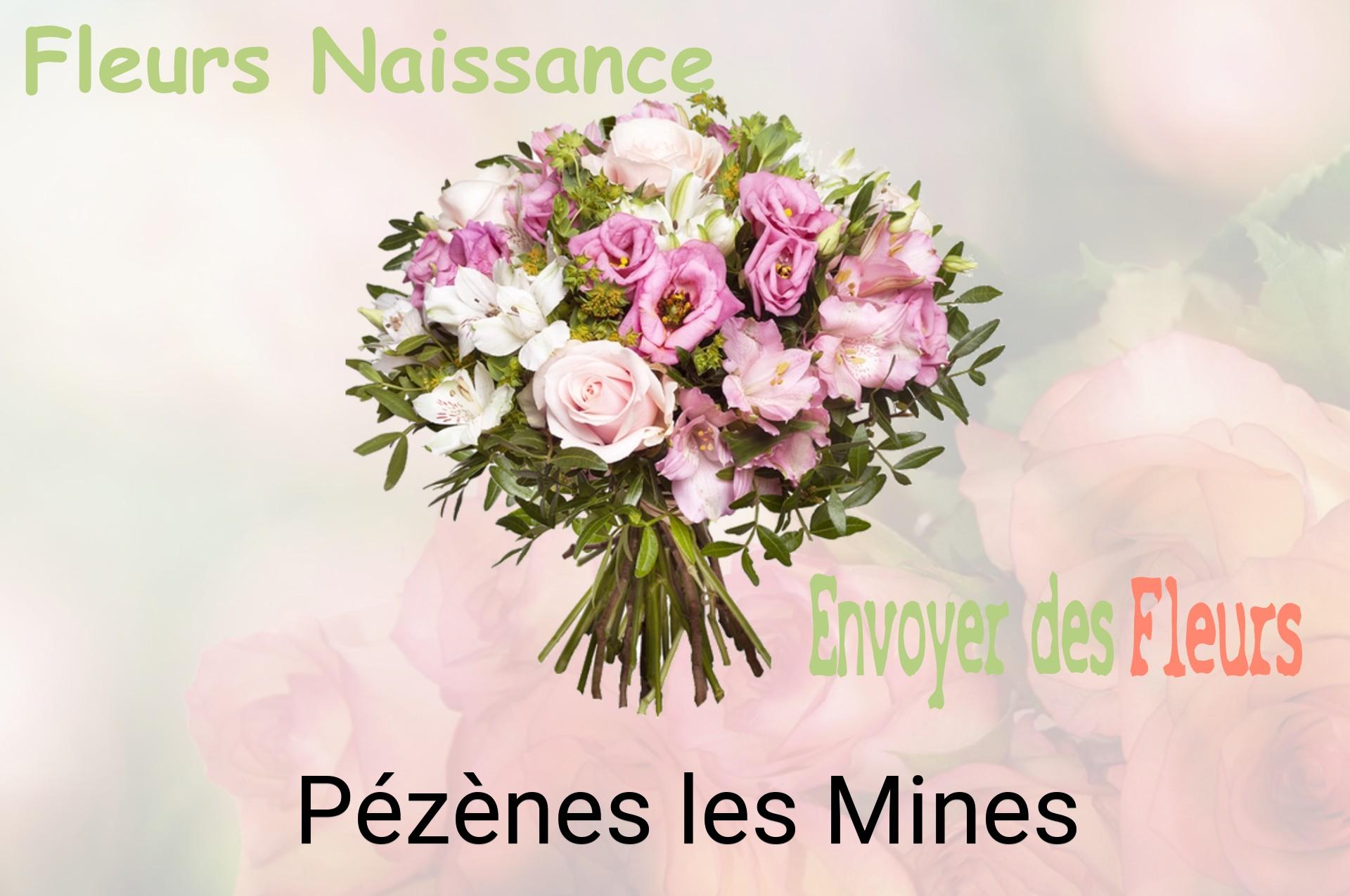 Bouquet de fleurs de naissance livré à Pézènes-les-Mines