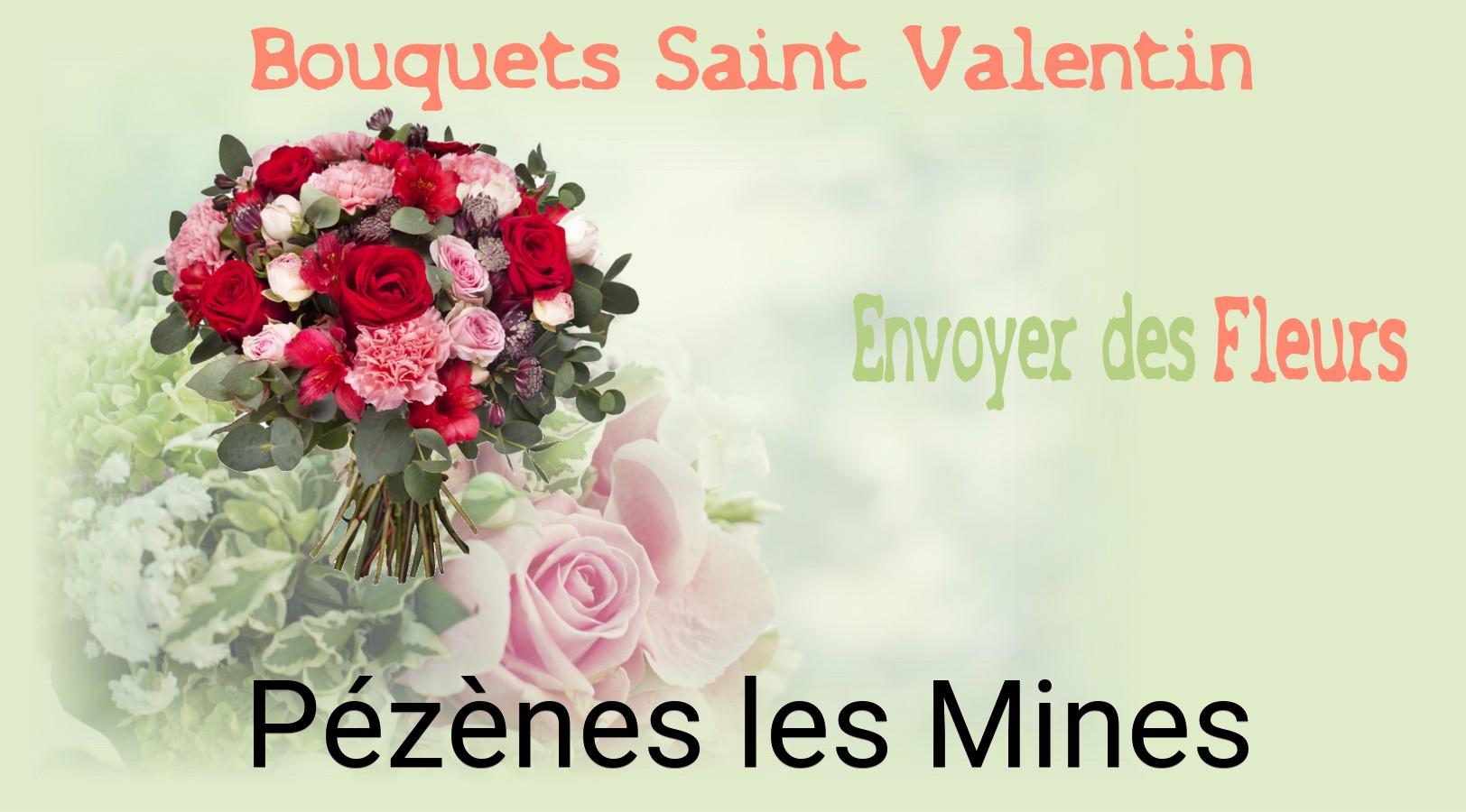 Roses de Saint-Valentin livrées à Pézènes-les-Mines